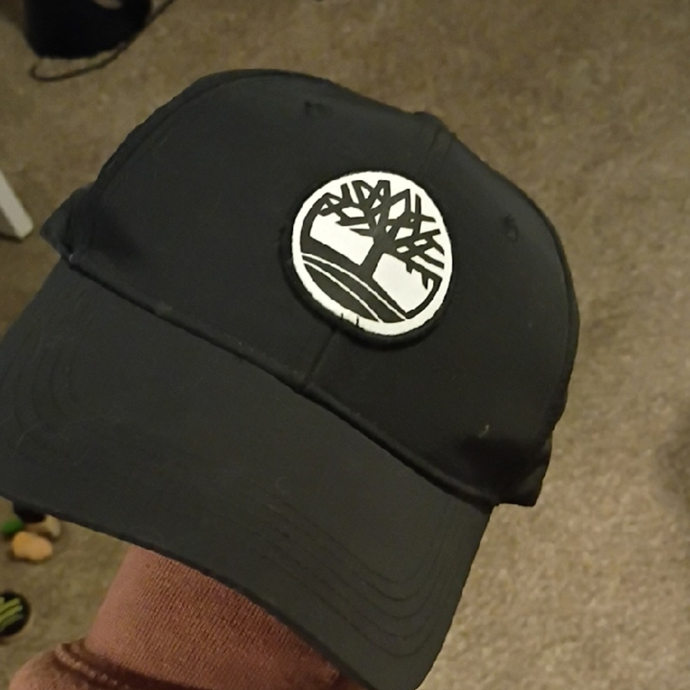 Timberland Black Cap with Iconic Logo